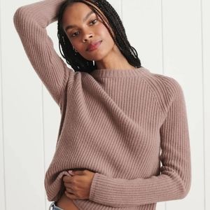 Jenni Kayne Cashmere Fisherman Sweater size Small